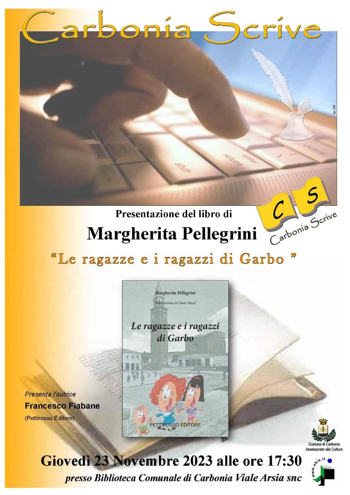 Le ragazze e i ragazzi di Garbo: Presentazione alla biblioteca di Carbonia