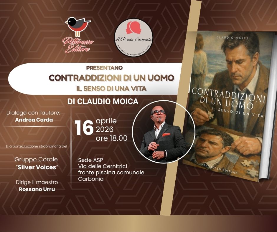 Contraddizioni di un uomo presentazione 16 aprile Carbonia